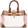 The Bradford Exchange Faux Leather Colorblock Handbag Personalized With Initials