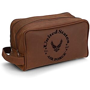 The Bradford Exchange U.S. Air Force Traveling Toiletry Bag With Embossed Emblem