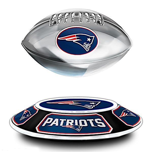 The Bradford Exchange New England Patriots NFL Levitating Football