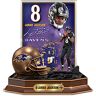 The Bradford Exchange Lamar Jackson Tribute Sculpture With Bronze-Finished Helmet