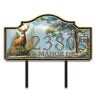 The Bradford Exchange Personalized Address Sign With Deer Art By Joseph Hautman