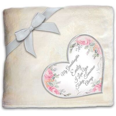 The Bradford Exchange Plush Blanket Personalized With Granddaughter's Name The Bradford Exchange Plush Blanket Personalized With Granddaughter's Name
