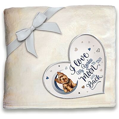 The Bradford Exchange Plush Blanket With Heart-Shaped Applique: Choose Your Breed The Bradford Exchange Plush Blanket With Heart-Shaped Applique: Choose Your Breed