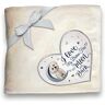 The Bradford Exchange Bichon Frise Plush Blanket With Heart-Shaped Applique