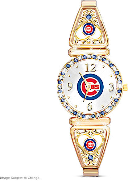 The Bradford Exchange My Chicago Cubs Ultimate Fan Women's Watch