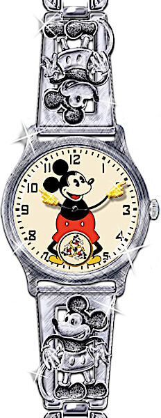 The Bradford Exchange Disney Mickey Mouse 1933 Tribute Watch: Mickey Mouse Memorabilia