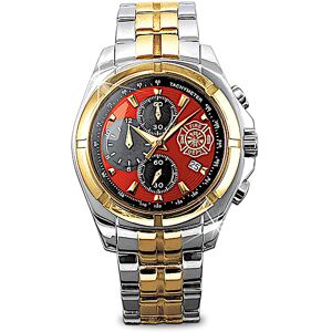 The Bradford Exchange "For My Firefighter" Men's Chronograph Watch