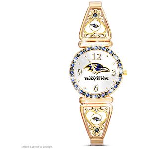 The Bradford Exchange My NFL Baltimore Ravens Ultimate Fan Women's Watch