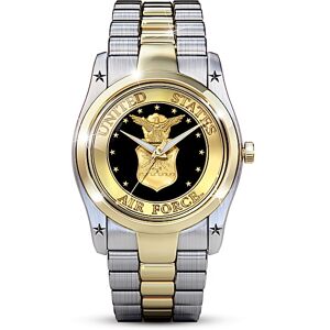 The Bradford Exchange Air Force Men's Dress Watch With A Diamond