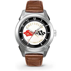 The Bradford Exchange 1953 Corvette-Inspired Men's Watch With Genuine Leather Band