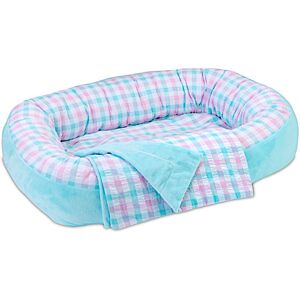 The Ashton-Drake Galleries Reversible Bassinet And Matching Blanket