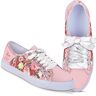 The Bradford Exchange Breast Cancer Awareness Floral Ever-Sparkle Canvas Shoes