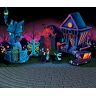 Hawthorne Village Tim Burton's The Nightmare Before Christmas Black Light Village Set