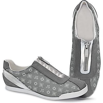 The Bradford Exchange Personalized Gray Women's Shoes With Your Initials The Bradford Exchange Personalized Gray Women's Shoes With Your Initials