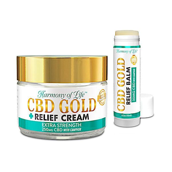 The Bradford Exchange Harmony Of Life CBD Gold Pain Relieving Cream