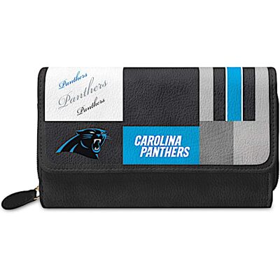 The Bradford Exchange For The Love Of The Game NFL Carolina Panthers Patchwork Wallet The Bradford Exchange For The Love Of The Game NFL Carolina Panthers Patchwork Wallet