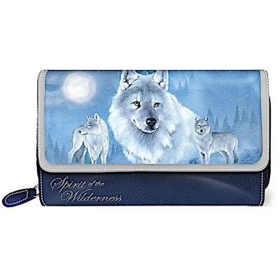The Bradford Exchange Eddie LePage Spirit Of The Wilderness Trifold Wallet The Bradford Exchange Eddie LePage Spirit Of The Wilderness Trifold Wallet