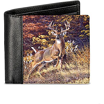 The Bradford Exchange Al Agnew Mighty Buck Men's RFID Blocking Leather Wallet The Bradford Exchange Al Agnew Mighty Buck Men's RFID Blocking Leather Wallet