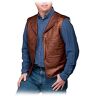 The Bradford Exchange John Wayne Replica Men's Leather & Suede Vest