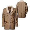 The Bradford Exchange John Wayne Double Breasted Western Jacket With Sherpa Collar