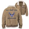 The Bradford Exchange U.S. Air Force Fly. Fight. Win. Men's Twill Bomber Jacket