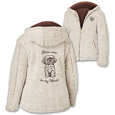 The Bradford Exchange Furr-ever In My Heart Shih Tzu Sherpa Jacket The Bradford Exchange Furr-ever In My Heart Shih Tzu Sherpa Jacket