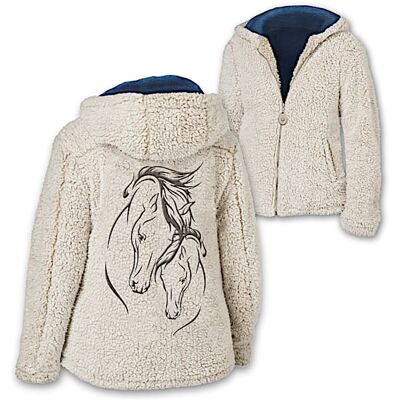 The Bradford Exchange Horse Spirit Women's Lightweight Sherpa Jacket The Bradford Exchange Horse Spirit Women's Lightweight Sherpa Jacket