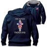 The Bradford Exchange One Nation Under God Patriotic Cotton-Blend Knit Hoodie