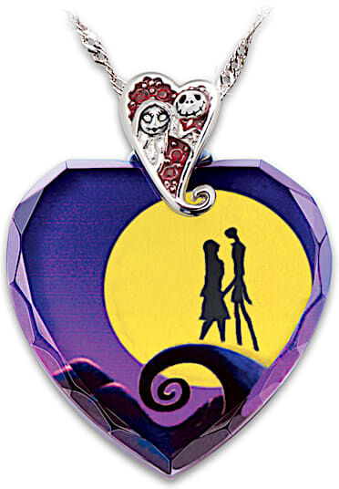 The Bradford Exchange Disney Tim Burton's The Nightmare Before Christmas Pendant Necklace