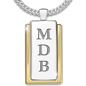 The Bradford Exchange Necklace: My Father, My Hero Personalized Dog Tag Pendant Necklace - Personalized Jewelry The Bradford Exchange Necklace: My Father, My Hero Personalized Dog Tag Pendant Necklace - Personalized Jewelry