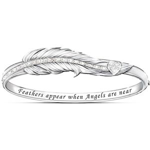 The Bradford Exchange When Angels Are Near Remembrance Diamond Bracelet The Bradford Exchange When Angels Are Near Remembrance Diamond Bracelet