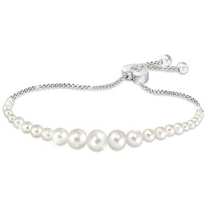 The Bradford Exchange Grandma's Pearls Of Wisdom Personalized Diamond Bolo Bracelet With Custom Keepsake Box - Personalized Jewelry The Bradford Exchange Grandma's Pearls Of Wisdom Personalized Diamond Bolo Bracelet With Custom Keepsake Box - Personalized Jewelry