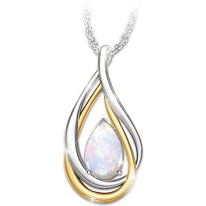 The Bradford Exchange With You Always Teardrop Remembrance Pendant Necklace The Bradford Exchange With You Always Teardrop Remembrance Pendant Necklace