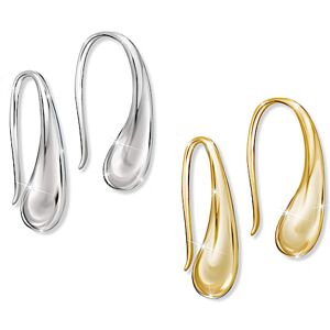 The Bradford Exchange Solid Sterling Silver & 18K Gold-Plated Drop Earrings Set The Bradford Exchange Solid Sterling Silver & 18K Gold-Plated Drop Earrings Set