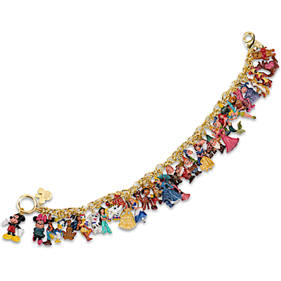 The Bradford Exchange Ultimate Disney Classic Charm Bracelet Featuring 37 Disney Characters The Bradford Exchange Ultimate Disney Classic Charm Bracelet Featuring 37 Disney Characters