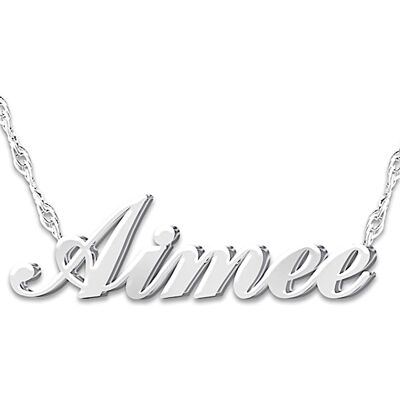 The Bradford Exchange Personalized Diamond Necklace: Granddaughter, I Love You - Personalized Jewelry The Bradford Exchange Personalized Diamond Necklace: Granddaughter, I Love You - Personalized Jewelry