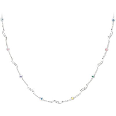 The Bradford Exchange My Family, My Joy Platinum Plated 22-Inch Long 3-In-1 Necklace Featuring A Unique Link Style Design Personalized With Up To 8 Na The Bradford Exchange My Family, My Joy Platinum Plated 22-Inch Long 3-In-1 Necklace Featuring A Unique Link Style Design Personalized With Up To 8 Na