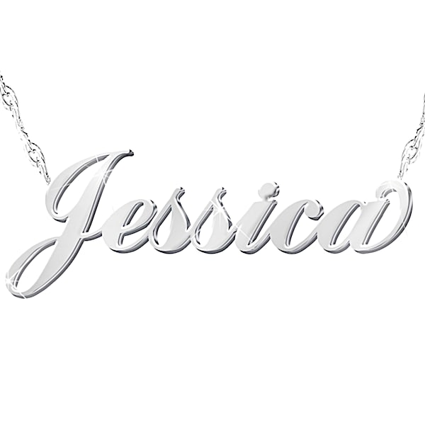 The Bradford Exchange Personalized Diamond Necklace: Daughter, I Love You - Personalized Jewelry