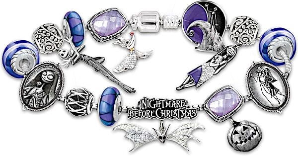 The Bradford Exchange Tim Burton's The Nightmare Before Christmas Beaded Charm Bracelet: 1 of 5,000