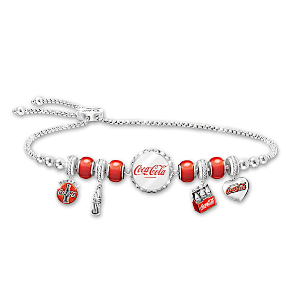 The Bradford Exchange COCA-COLA Classic Refreshment Charm Bracelet