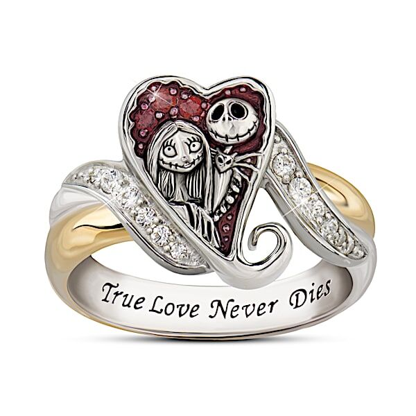 The Bradford Exchange The Nightmare Before Christmas Embrace Ring