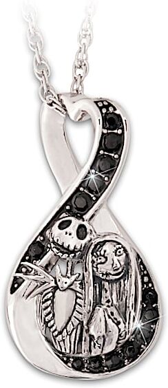 The Bradford Exchange The Nightmare Before Christmas Infinity Pendant Necklace