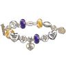 The Bradford Exchange Go Vikings! #1 Fan NFL Charm Minnesota Vikings Women's Bracelet