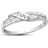 The Bradford Exchange Love Personalized Name Engraved Diamond Ring - Personalized Jewelry