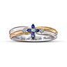 The Bradford Exchange The Trinity Sapphire And Diamond Women's Religious Ring