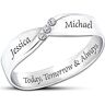 The Bradford Exchange Personalized Diamond Ring: Infinite Love  - Personalized Jewelry