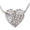The Bradford Exchange Personalized Silver Diamond Pendant Necklace: All My Love - Personalized Jewelry