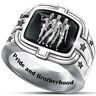 The Bradford Exchange Men's Ring: Brotherhood Of Veterans