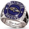 The Bradford Exchange Personalized Champions Commemorative Men's Ring: Baltimore Ravens - Personalized Jewelry