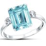 The Bradford Exchange Princess Diana Commemorative Ring: Aqua Allure Diamonesk Ring
